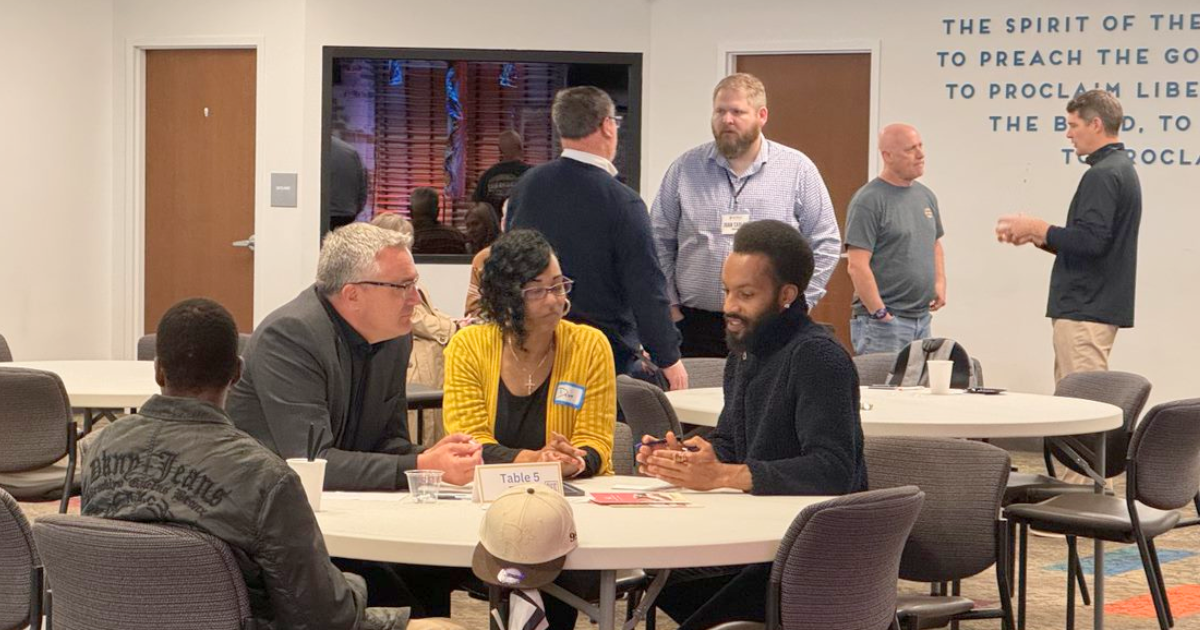 Collaboration during the Empowering Denver Event.