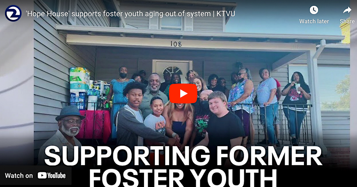 Supporting former foster youth - HOPE House.