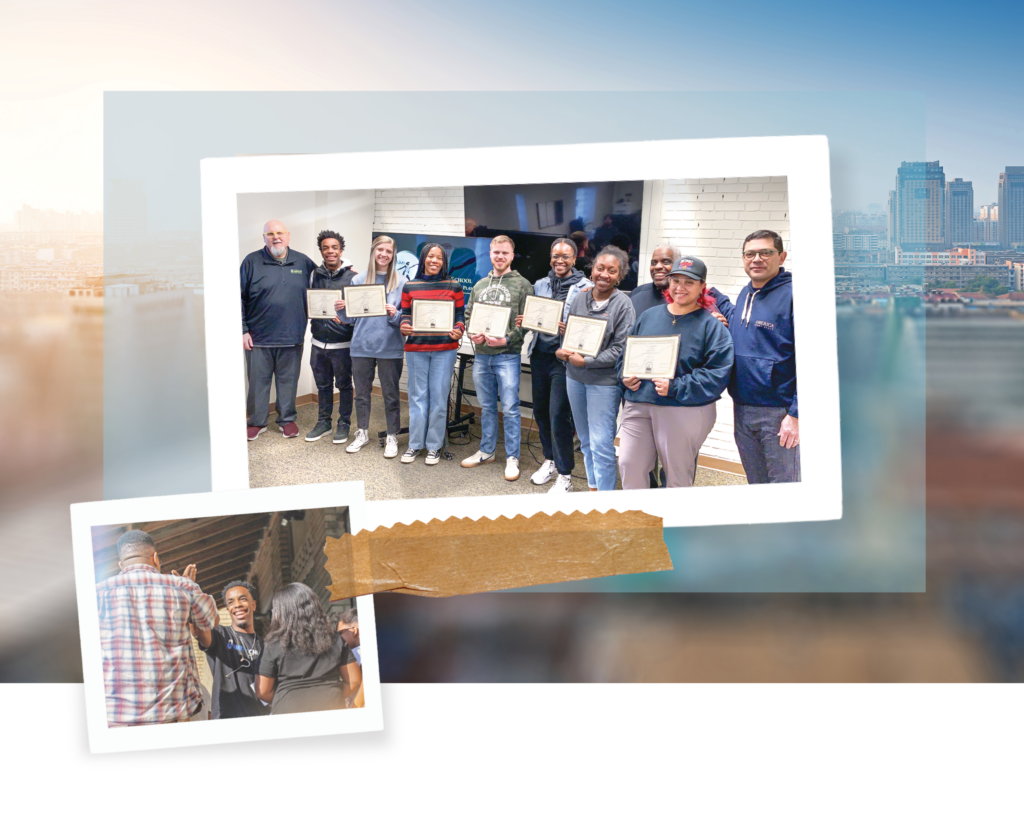 Participants from a Recent Detroit-area Evangel School of Urban Church Planting school, including Megan and Micah Williams.