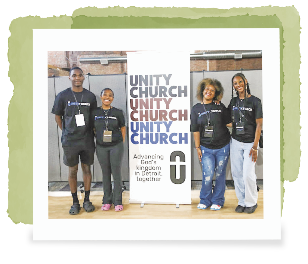 Member of Unity Church in Detroit, Michigan.