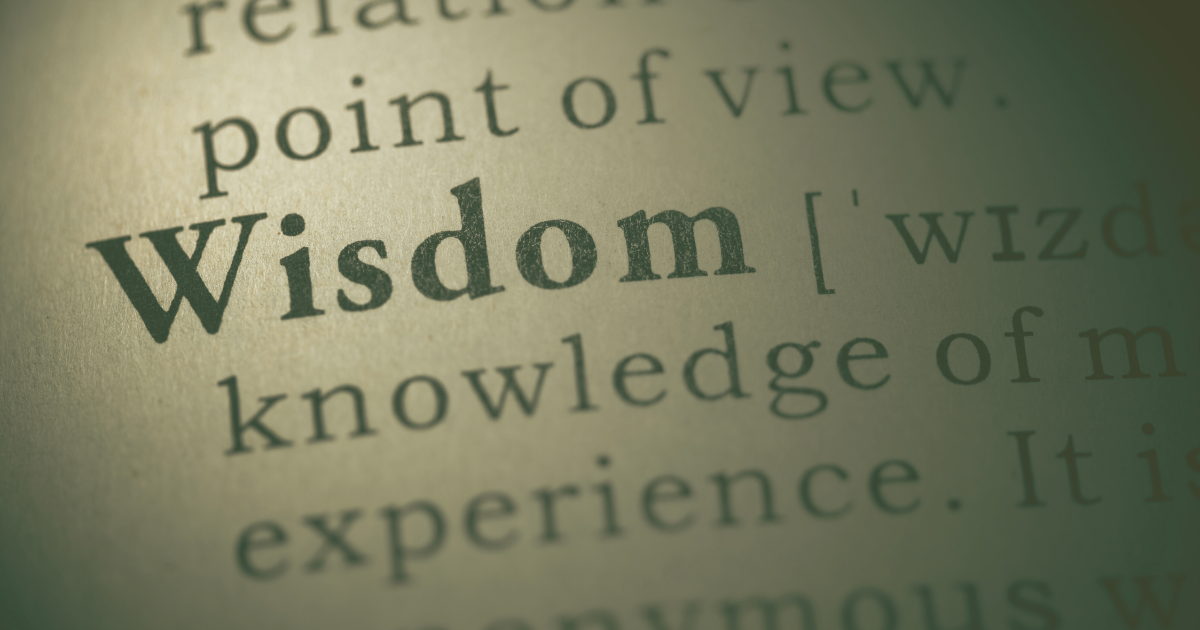 Widsom definition from dictionary.