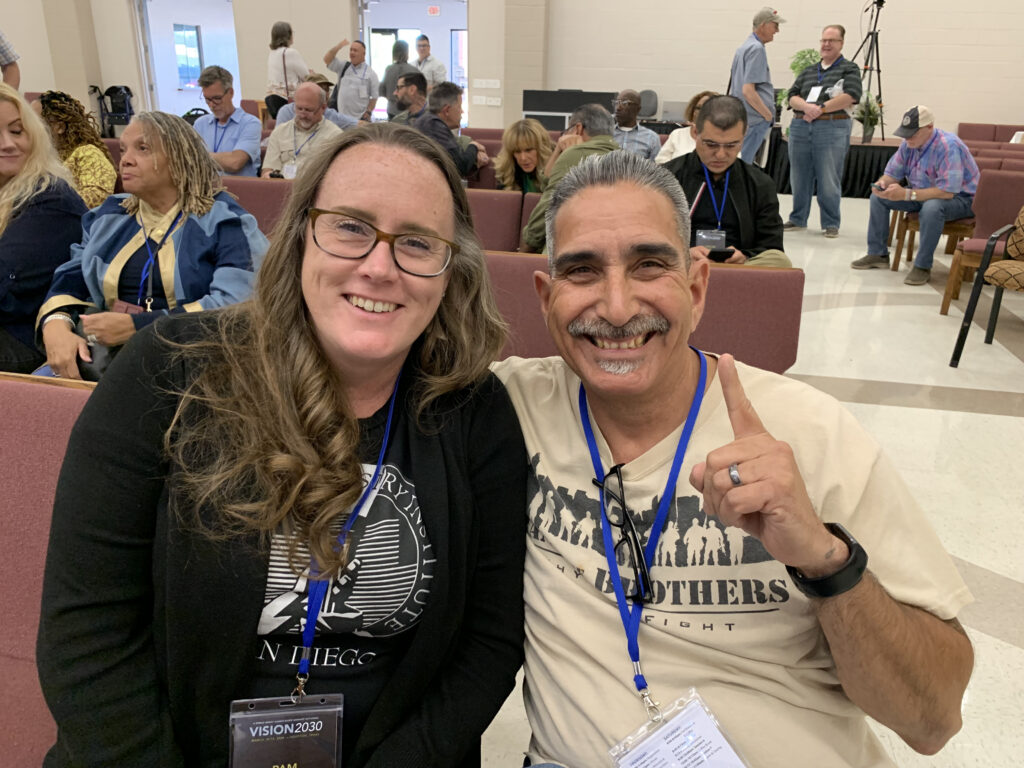 Ps Danny and Pam, pastors of Pillar of Fire in Southcrest, San Diego.